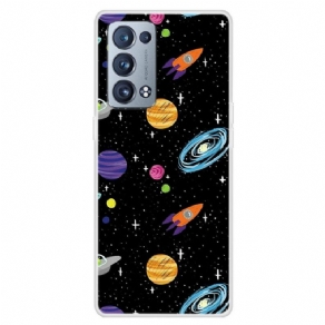 Cover Oppo Reno 6 Pro 5G Planet Galaxy