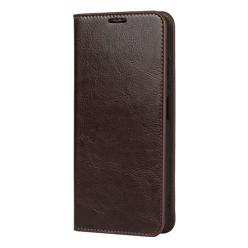 Cover Xiaomi Redmi Note 10 5G Flip Cover Ægte Læder