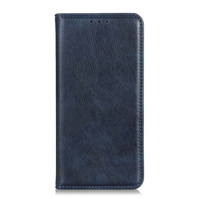 Cover Xiaomi Redmi Note 10 5G Flip Cover Lychee Split Læder Tekstur