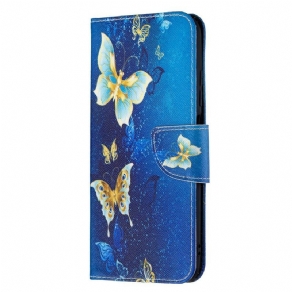 Flip Cover Xiaomi Redmi Note 10 5G Utrolige Sommerfugle