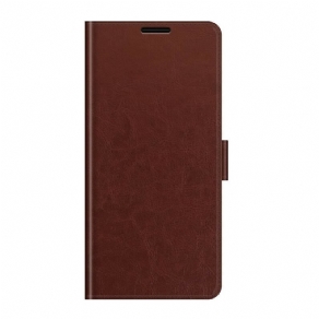 Læder Cover Xiaomi Redmi Note 10 5G Monokrom