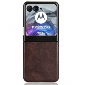 Cover Motorola Razr 50 Lædereffekt