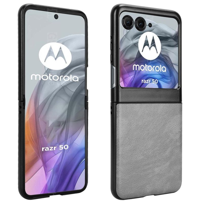 Cover Motorola Razr 50 Lædereffekt