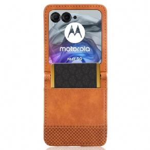 Cover Motorola Razr 50 Vintaga Frise Kortholder