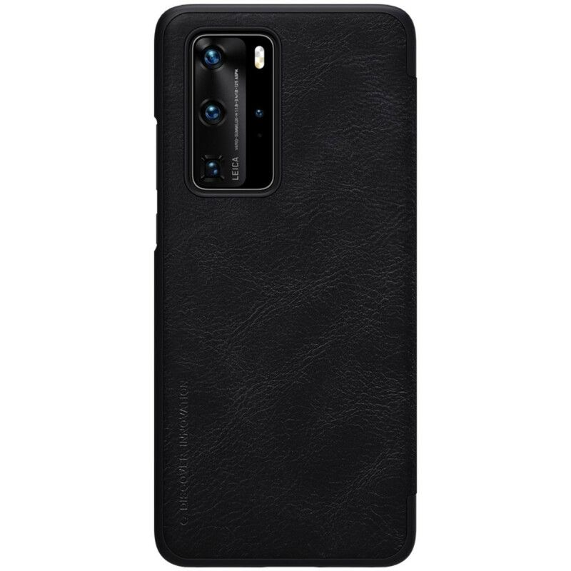 Cover Huawei P40 Pro Flip Cover Qin-serien Nillkin