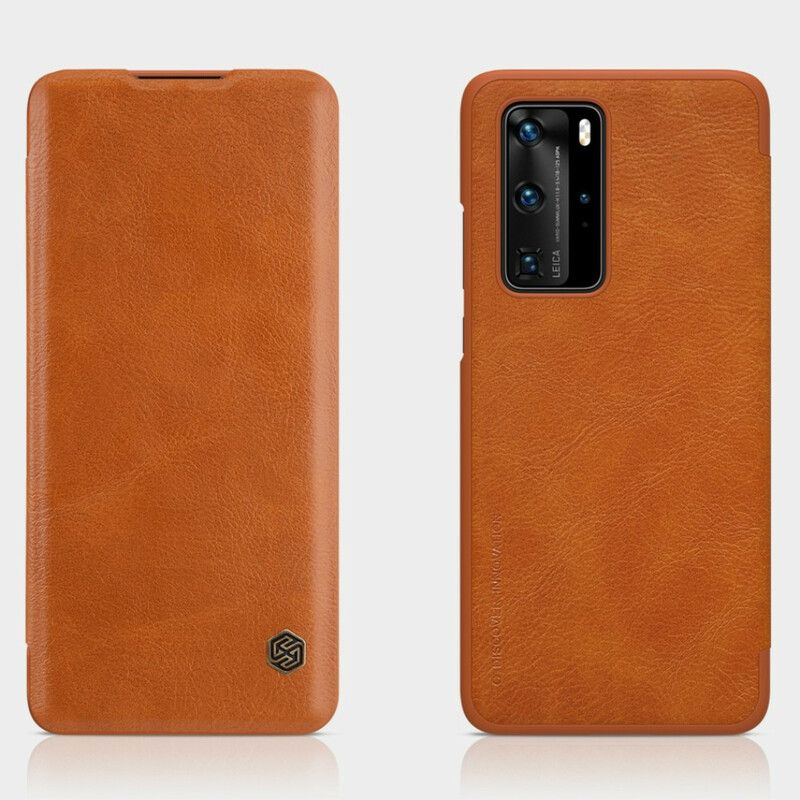 Cover Huawei P40 Pro Flip Cover Qin-serien Nillkin