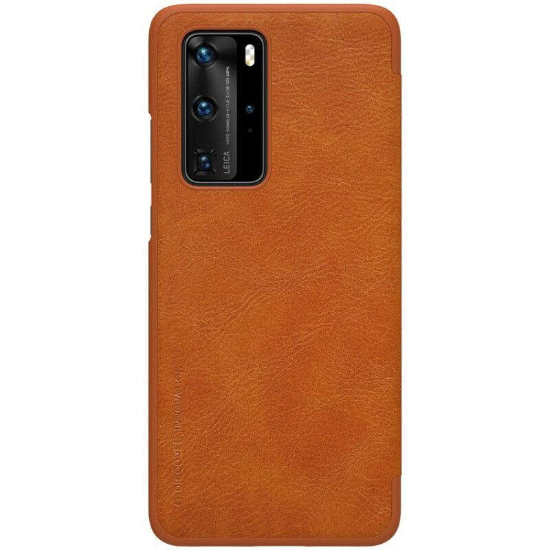 Cover Huawei P40 Pro Flip Cover Qin-serien Nillkin