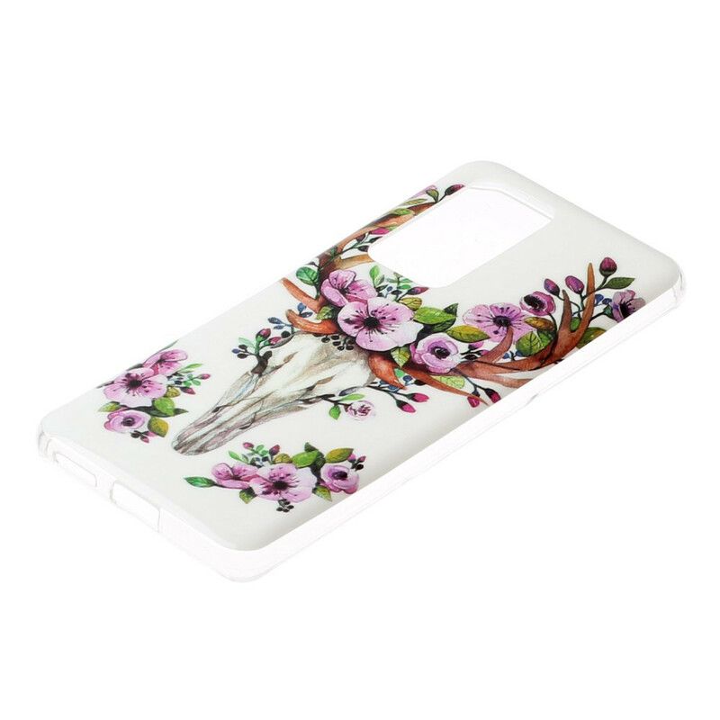 Cover Huawei P40 Pro Fluorescerende Flower Elk