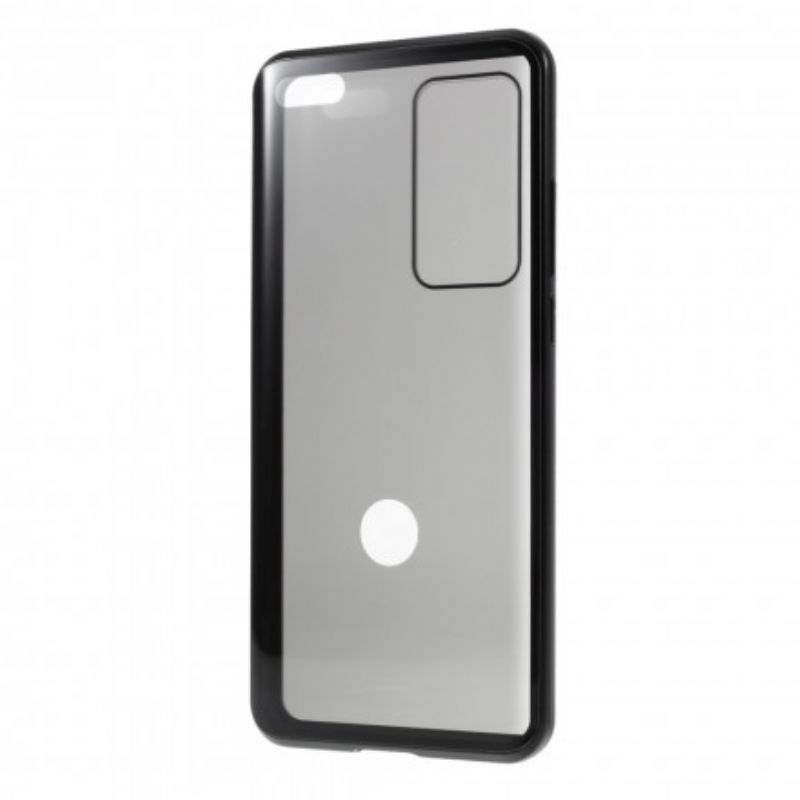 Cover Huawei P40 Pro Metalfælge Og Dobbelt Hærdet Glas