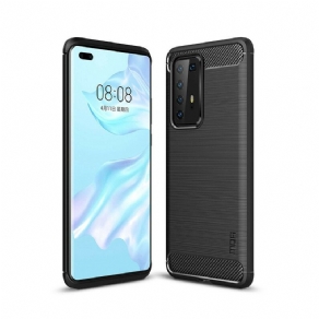 Cover Huawei P40 Pro Mofi Børstet Kulfiber