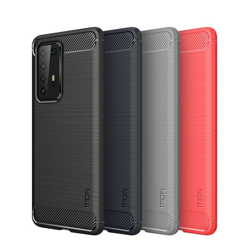 Cover Huawei P40 Pro Mofi Børstet Kulfiber