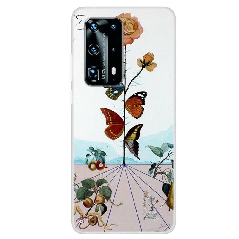 Cover Huawei P40 Pro Natursommerfugle