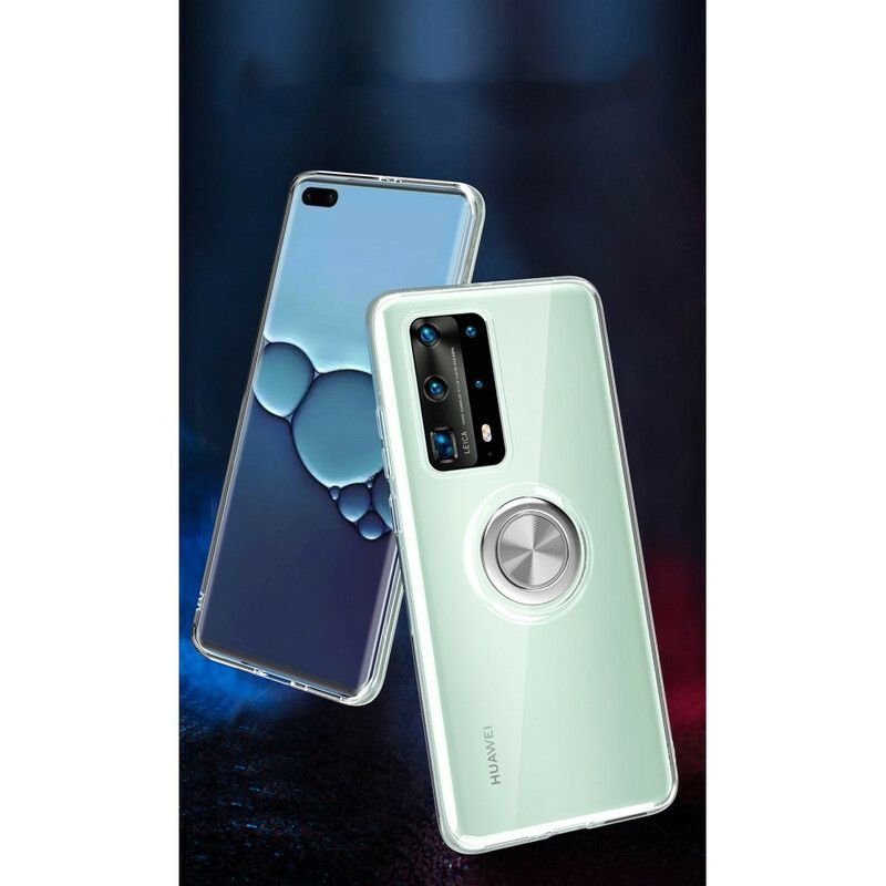 Cover Huawei P40 Pro Silicone Roterende Ring Metal