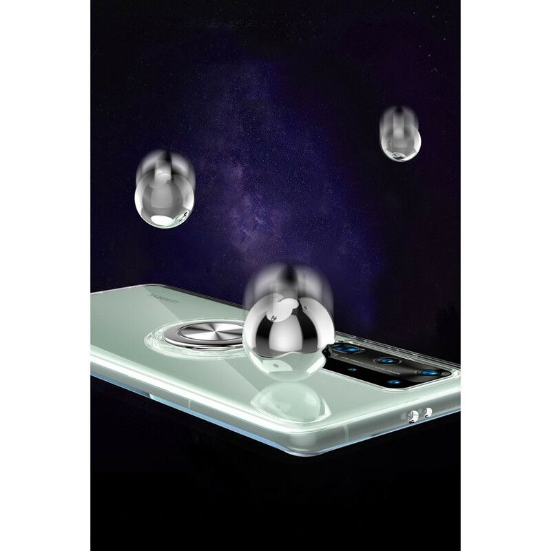 Cover Huawei P40 Pro Silicone Roterende Ring Metal