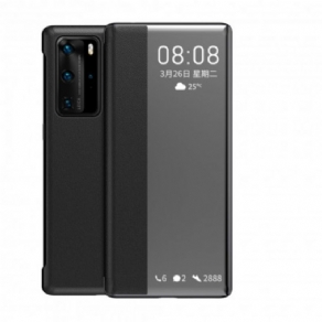 Cover Huawei P40 Pro Tekstureret Kunstlæder