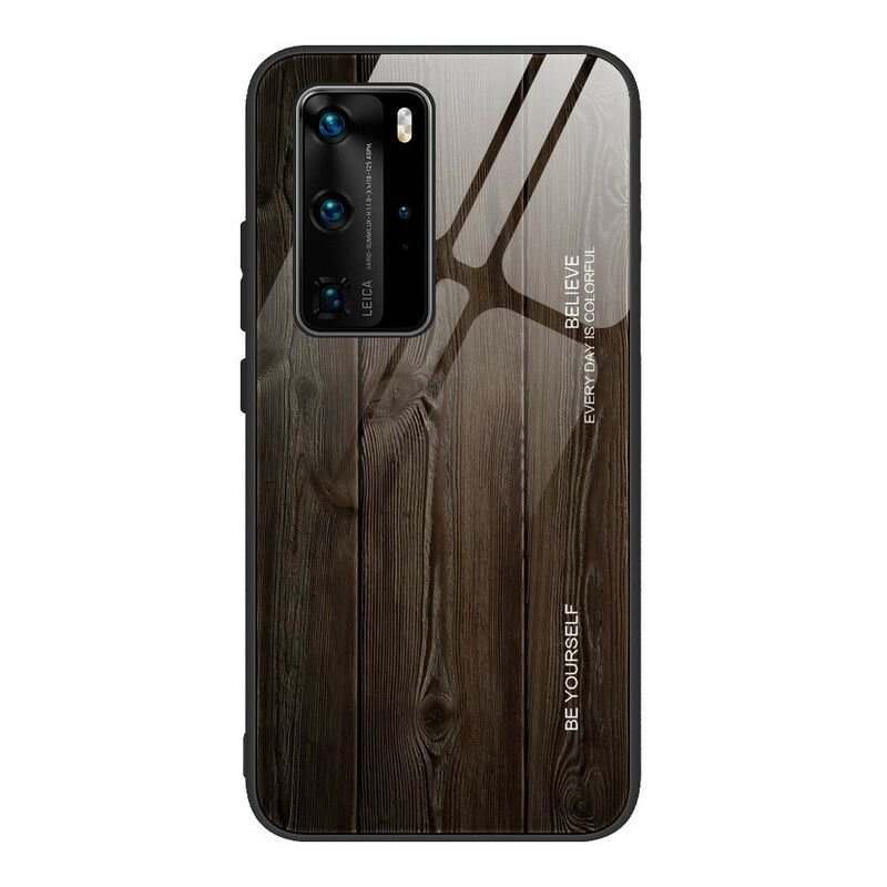 Cover Huawei P40 Pro Trædesign Hærdet Glas