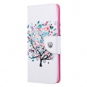 Flip Cover Huawei P40 Pro Blomstret Træ