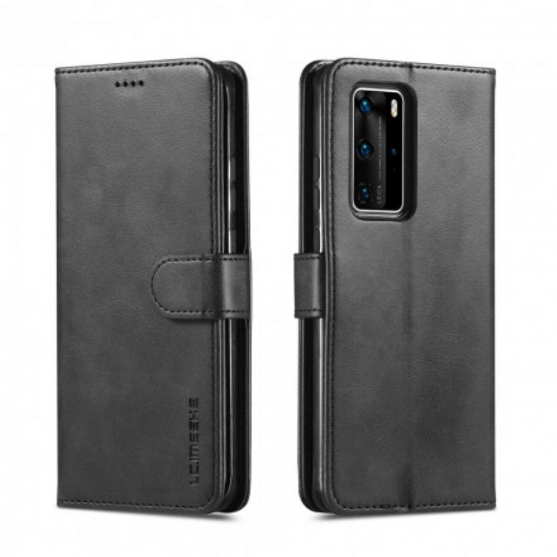 Flip Cover Huawei P40 Pro Lc.imeeke Lædereffekt