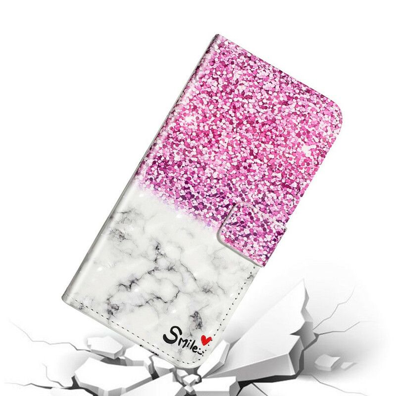 Flip Cover Huawei P40 Pro Smilglitter