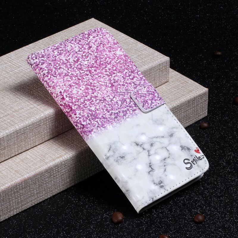 Flip Cover Huawei P40 Pro Smilglitter