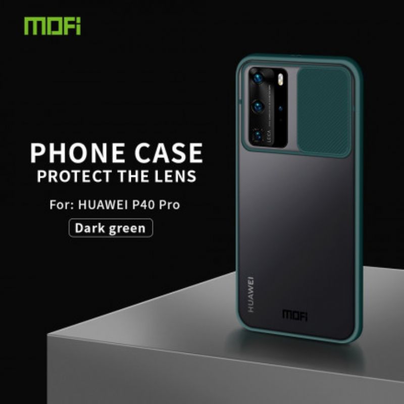 Mobilcover Huawei P40 Pro Camshield Farvede Kanter Mofi