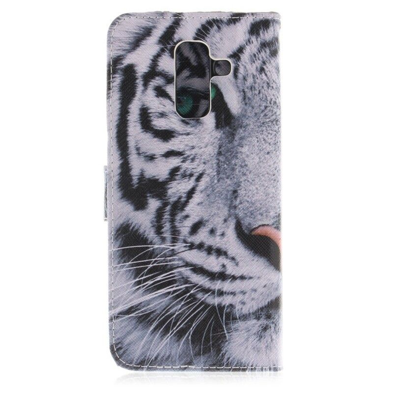 Flip Cover Samsung Galaxy A6 Plus Tigeransigt