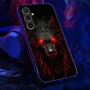 Cover Samsung Galaxy A16 5g Kald Flash Series Red-eyed Wolf