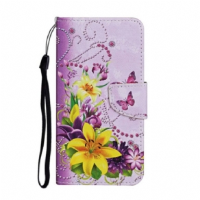 Flip Cover Samsung Galaxy A16 5g Gule Blomster