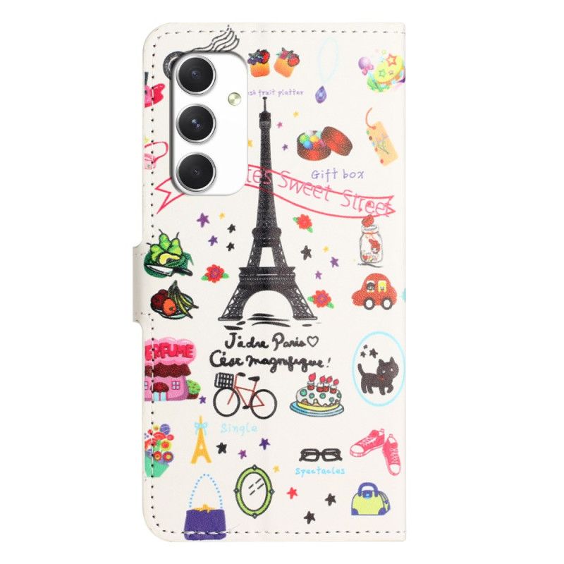 Flip Cover Samsung Galaxy A16 5g Jeg Elsker Paris