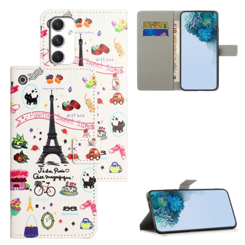 Flip Cover Samsung Galaxy A16 5g Jeg Elsker Paris