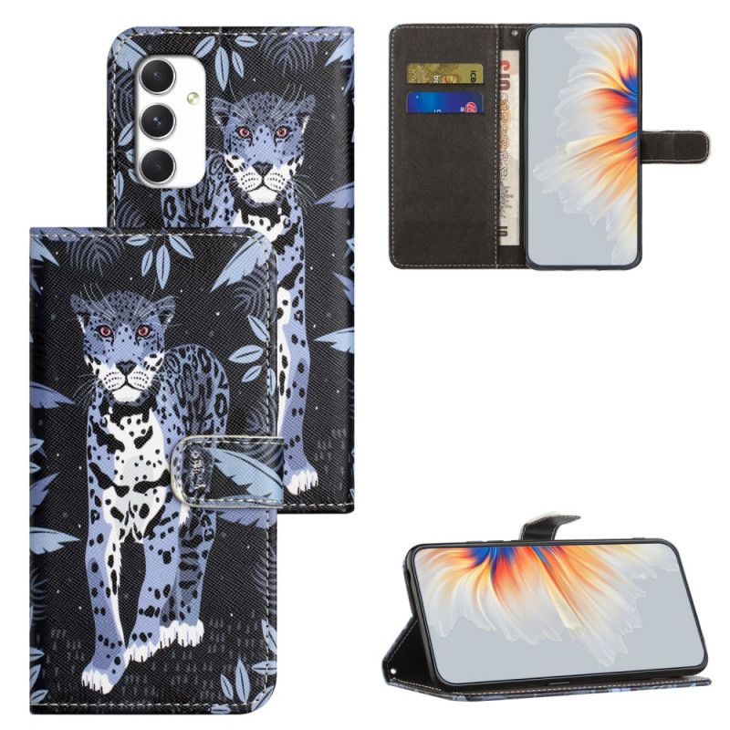 Flip Cover Samsung Galaxy A16 5g Leopardmønster