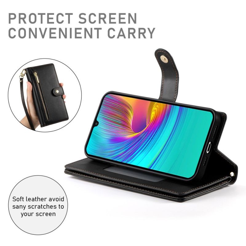 Flip Cover Samsung Galaxy A16 5g Pung Med Lynlås