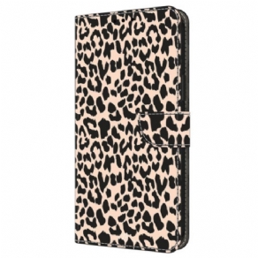 Flip Cover Til Samsung Galaxy A16 5g Leopardmønster