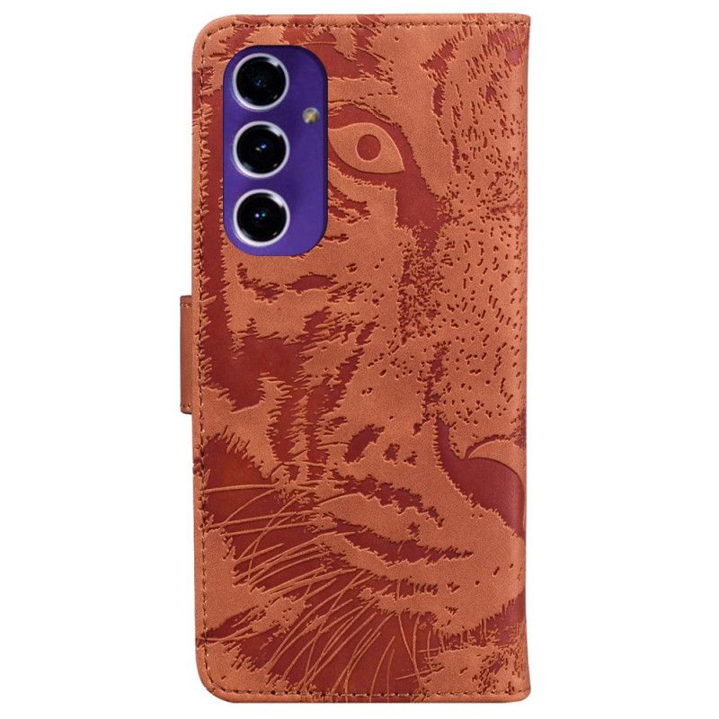 Flip Cover Til Samsung Galaxy A16 5g Tiger Footprint