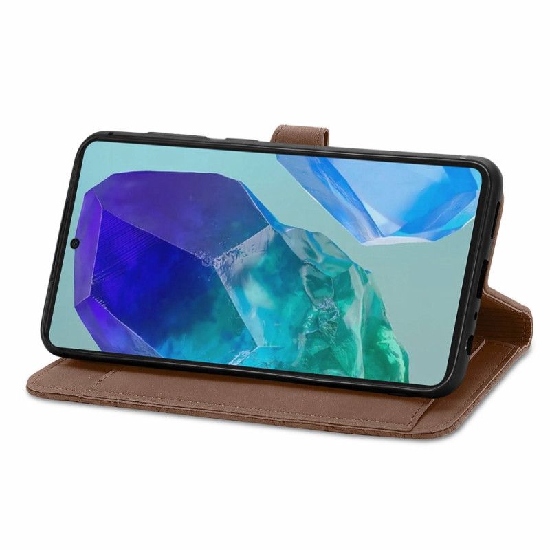 Læder Cover Samsung Galaxy A16 5g Lynlås