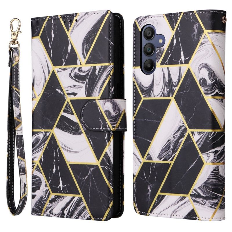 Læder Cover Samsung Galaxy A16 5g Marmordesign