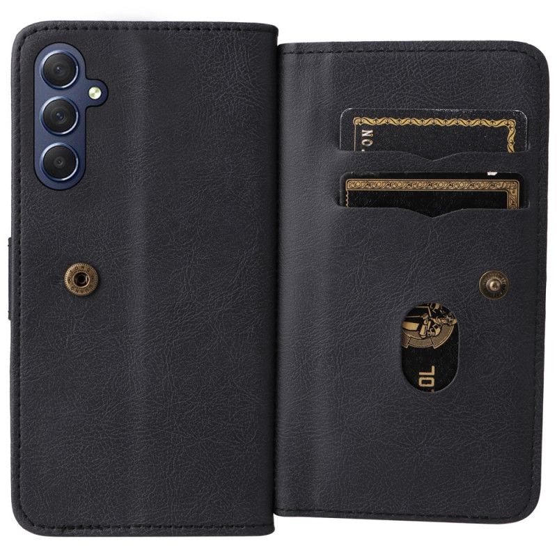 Læder Cover Samsung Galaxy A16 5g Telefon Etui 10 Kortholdere