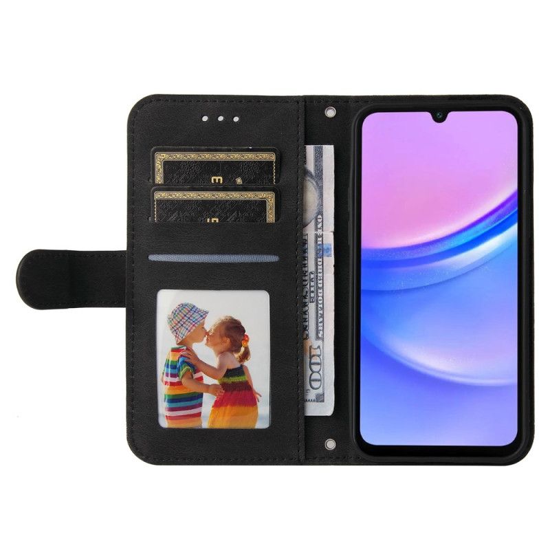 Læder Cover Samsung Galaxy A16 5g Telefon Etui Dekorativ Nitte