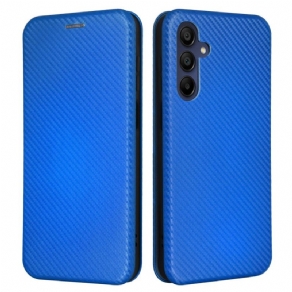 Læder Cover Samsung Galaxy A16 5g Telefon Etui Kulfiber