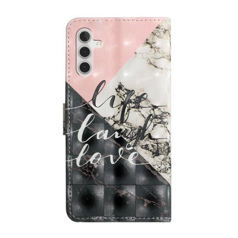 Læder Cover Samsung Galaxy A16 5g Telefon Etui Tre Kugler