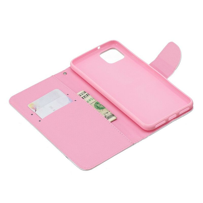 Flip Cover Google Pixel 4 Elefantbaby Pink