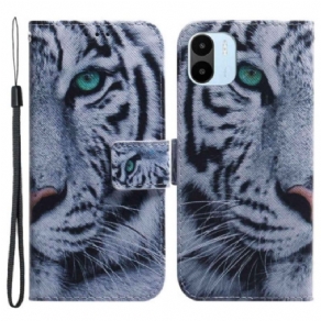 Flip Cover Xiaomi Redmi A1 Hvid Tiger