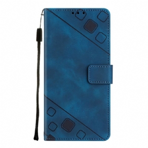 Flip Cover Xiaomi Redmi A1 Med Snor Strappy 70'er Stil