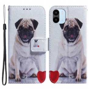 Flip Cover Xiaomi Redmi A1 Mops Hund