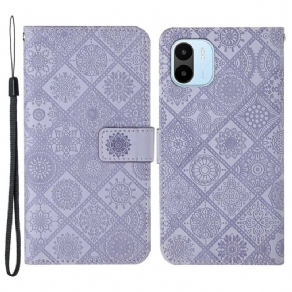 Læder Cover Xiaomi Redmi A1 Tapestry Mønster