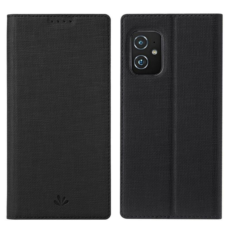 Cover Asus Zenfone 8 Flip Cover Vili Dmx Tekstureret