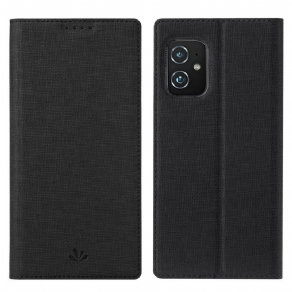 Cover Asus Zenfone 8 Flip Cover Vili Dmx Tekstureret