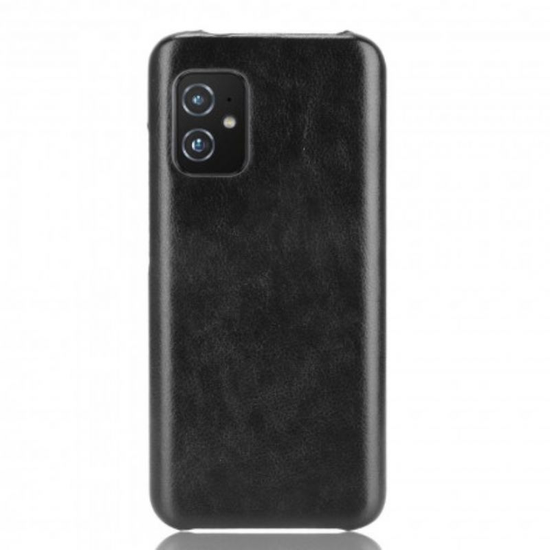 Cover Asus Zenfone 8 Lichi-lædereffekt