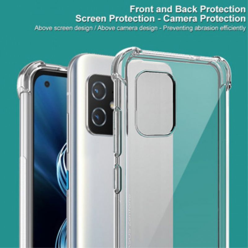 Cover Asus Zenfone 8 Transparent Silkeblød Imak