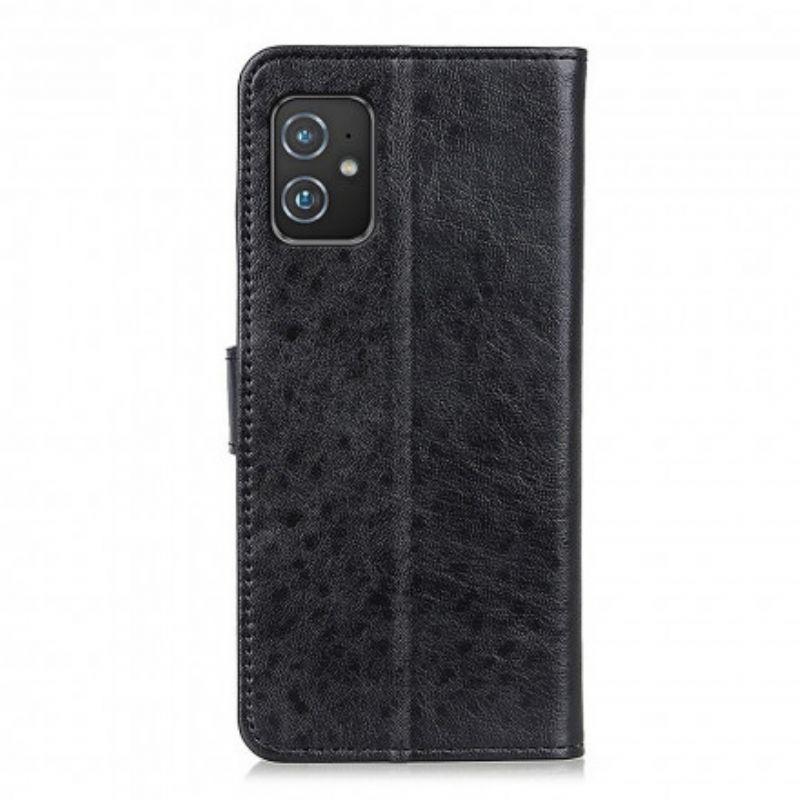 Flip Cover Asus Zenfone 8 Tekstureret Kunstlæder